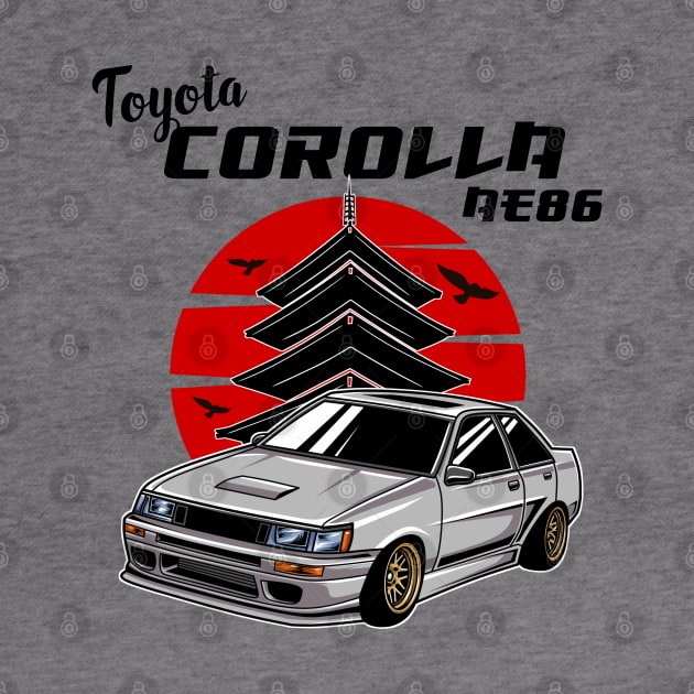 Toyota Corolla AE 86 by mirailecs